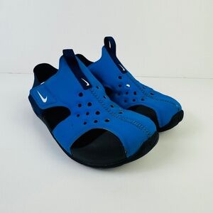 Nike Sunray Protect 2 (TD) Signal Blue Water Sandals Toddler's Size 12C **READ**
